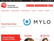 Tablet Screenshot of centraide-mtl.org